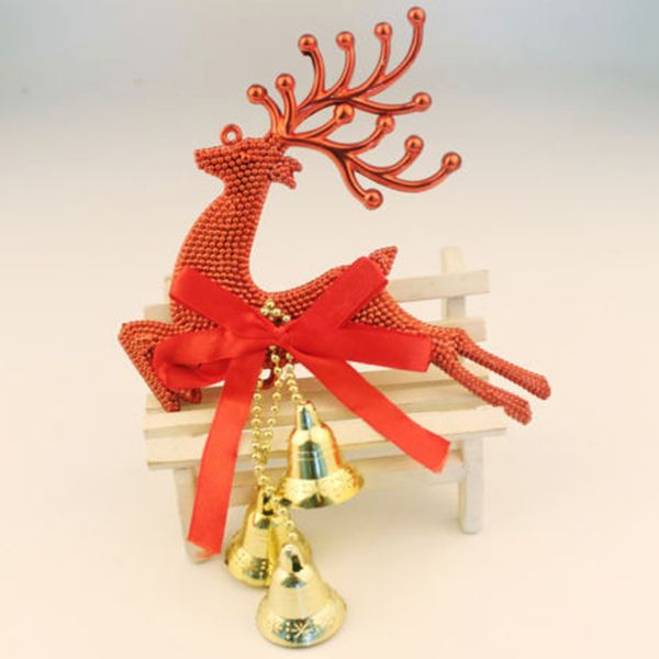 

resin plastic xmas christmas tree hanging deer decoration christmas party homechristmas reindeer ornaments decoration
