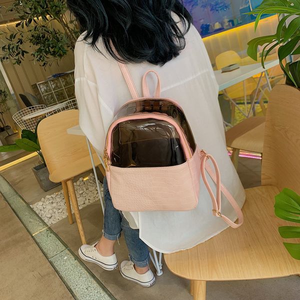 

jiulin clear women backpacks itabags harajuku backpack waterproof lovely transparent bag