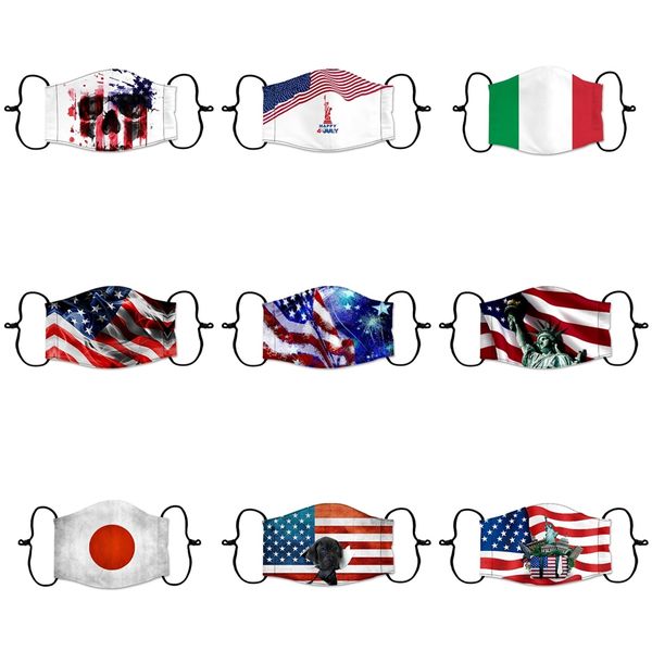 

дизайнер face mask 3 layer ear-loop dust mouth эр 3-слойный нетканые пыли маска мягкая дышащая наружная часть # 7041