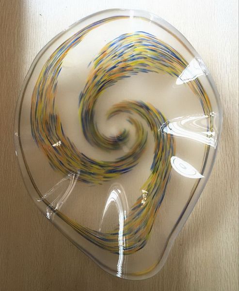

2020 moroccan wedding hall decor wall plates 100% mouth blown borosilicate chihully style wall lamps