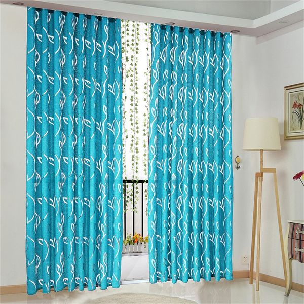 

1 pcs vines leaves tulle door window curtains for living room drape panel sheer scarf valances curtains for bedroom