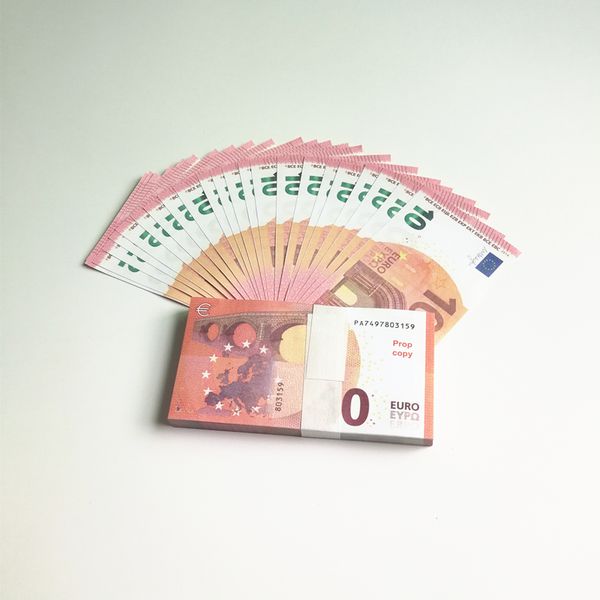 

Prop money 10 euro fake money play banknote kid learning toy 100pc et commemorative coin gift for party game