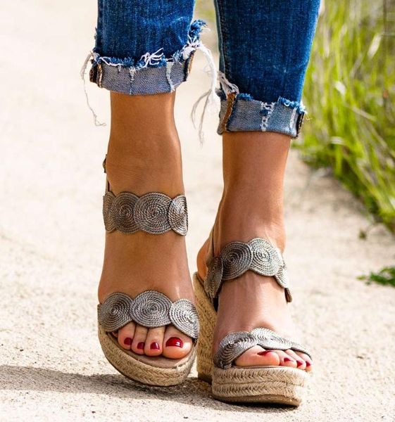 

women's sandals summer shoes fashion buckle platform sandals high heel open toes women shoes, Black