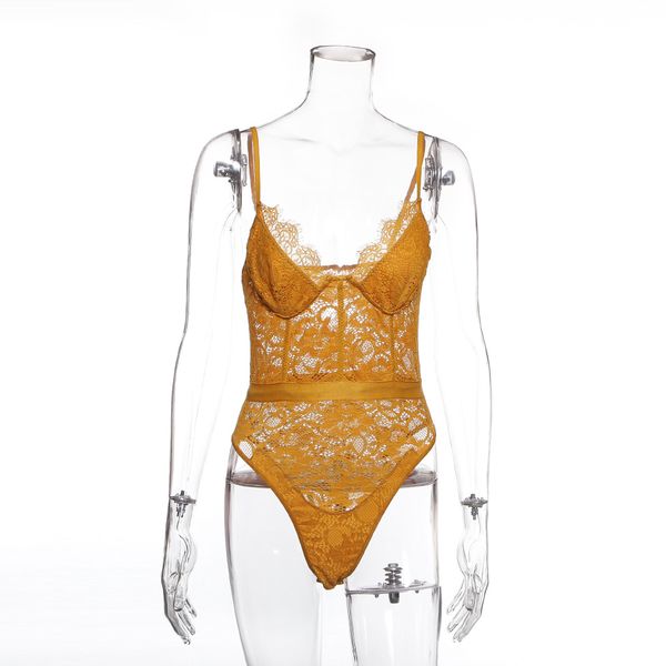 

2019 new women' appeal underwear suit lace eyelash stitching underwear thin bodysuit, Red;black