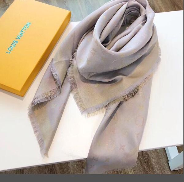 

шарф моды роскоши шарфы письмо дизайн стиль осень и зима толстый шарф платок мужчины и женщины шарф хлопка 140x140cm, Blue;gray