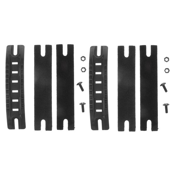 

2pcs bendable helmet side rails helmet rail kits, Black