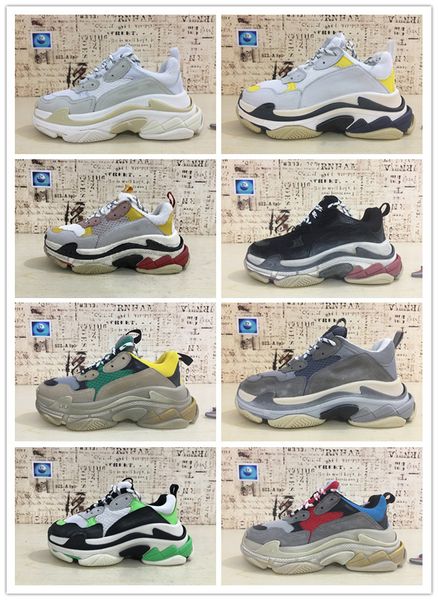 

Grade Triple-S Running Shoes off Men Women fashion luxury designer Trainer Shoes Running new arrival 2019 men luxury sneakers