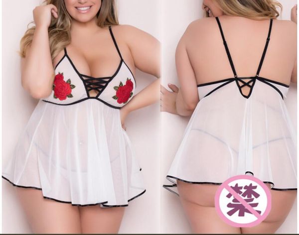 

lace lingerie intimates plus size lingerie erotic sleepwear underwear lace flower sleepwear underwear nightwear night gow, Red;black