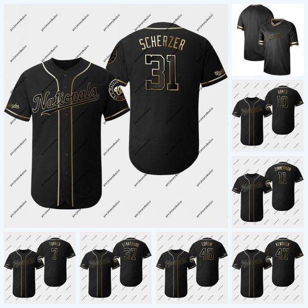 

Men Women Youth Max Scherzer Golden Edition Juan Soto Nationals Trea Turner Ryan Zimmerman Rendon Strasburg Corbin Taylor Eaton Difo Jersey