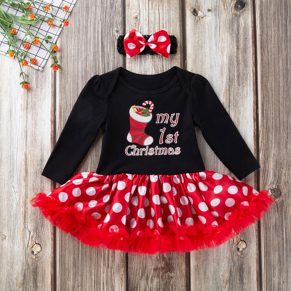 

2019 new arrival cute toddler newborn baby girls princess letter tutu dress christmas outfits set, Red;yellow