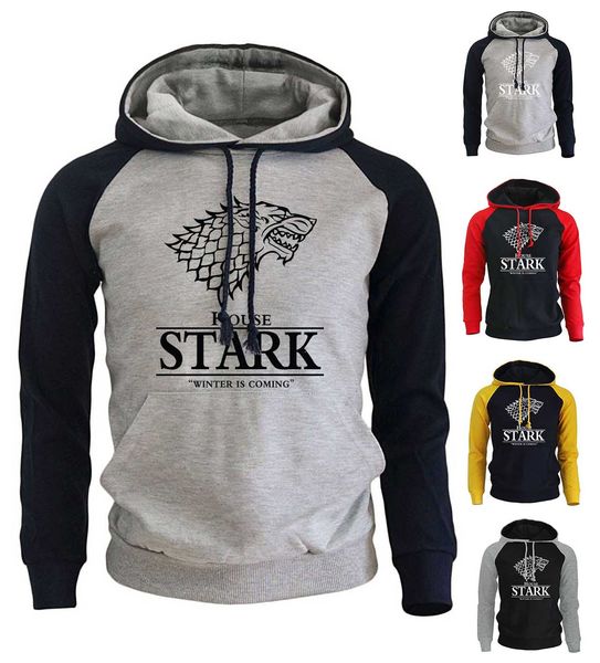 

mens fashion brand pullovers printing game of thrones hoodies long sleeve 2020 designer new style sweatershirt sell top, Black