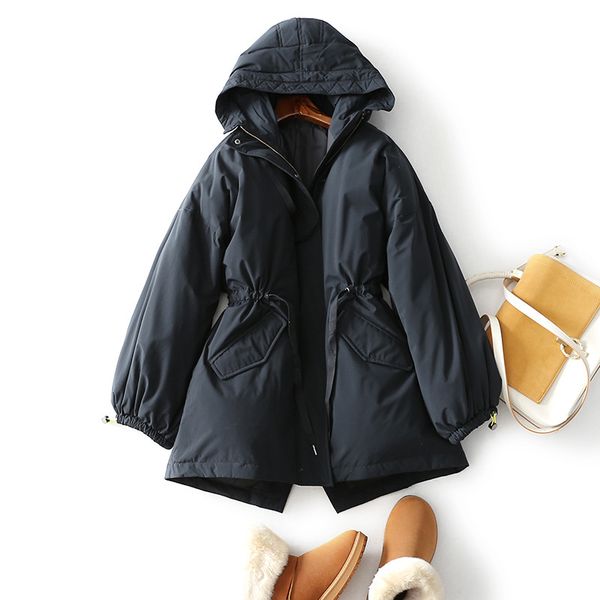 

лучшие дизайн! быстрое действие! 2019 зима новый приход офис леди пальто вниз пальто hmr19706nov4, Black