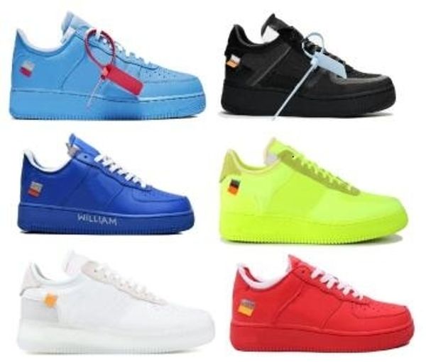 

1 mens f0rced 2.0 running shoes sneakers 2019 new arrivals designer off mca university blue sport casual skateboard f0rces women low shoes