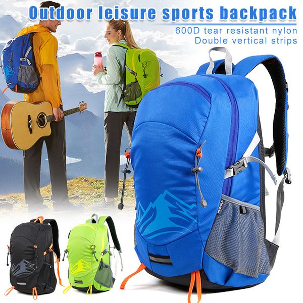 

30l nylon backpack student outdoor travel camping hiking bag men women lightweight casual sports backpack bhd2