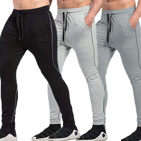

thefound 2019 новые мужские спортивные брюки тренировочные брюки длинные брюки спортивный костюм фитнес тренировки бегуны тренажерный зал, Black