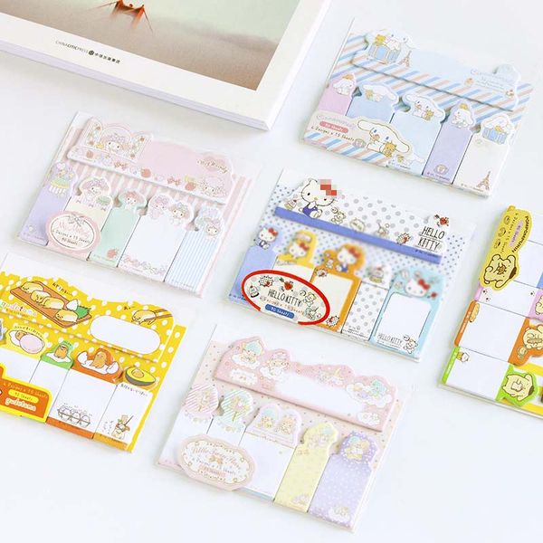 

cartoon melody cinnamoroll self-adhesive n times memo pad sticky notes bookmark notepad school office supplies