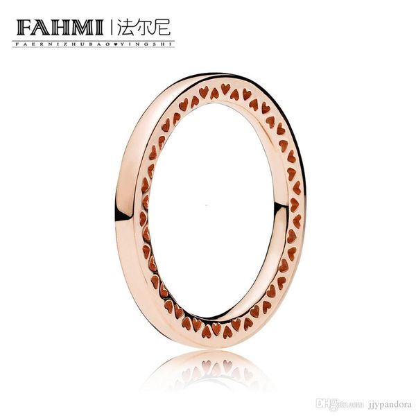 

fahmi 100% 925 sterling silver 1:1 original authentic charm 186237 temperament fashion glamour retro ring wedding women jewelry, Slivery;golden