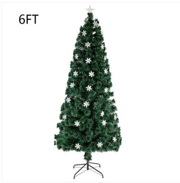 

2020 wholesales 6ft small light fiber optic christmas tree 230 branches