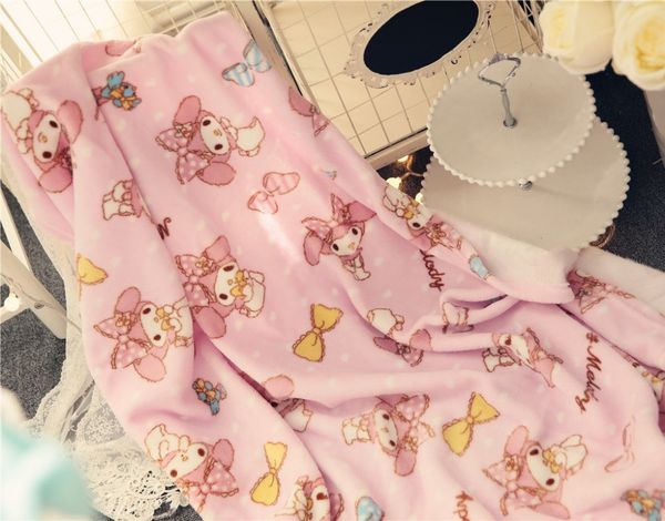 

marble cat bowl air conditioning blanket, coral velvet blanket, cat bowknot blanket bed towel bed linen,melody