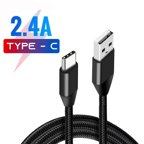 

2 4a type c cable u b c charger data ync nylon braided fa t charging cord for am ung 8 note 8 lg google oneplu