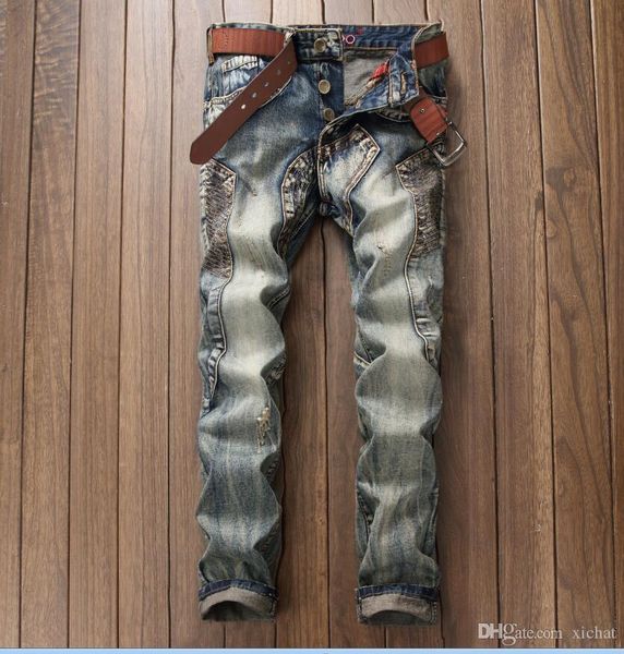 

опов лдей ѬеѬо лђайне джин нове дизайнеѬкие джин мђжкие извен, Blue