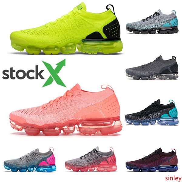 

stock x knit men women 2.0 running shoes punch gunsmoke night purple ultramarine crimson pulse mens trainer breathable sports sneakers