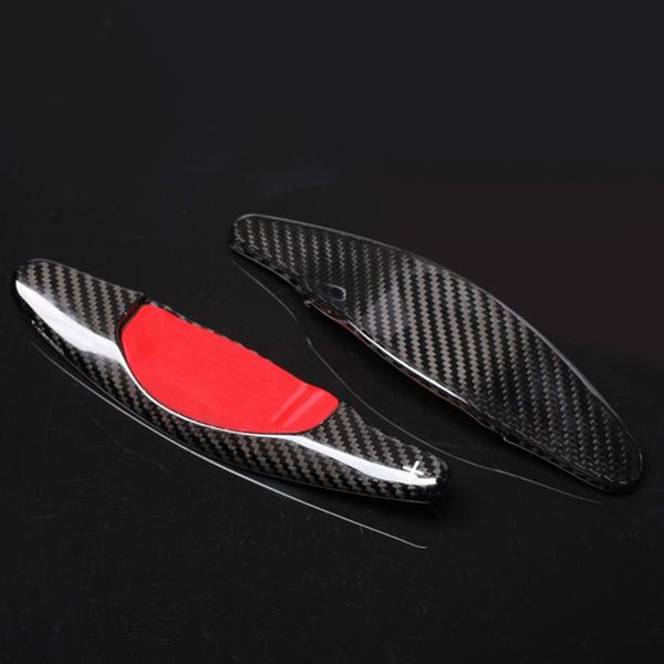 

for xt5 car steering wheel shift paddle shifter trim cover real carbon fiber dsg