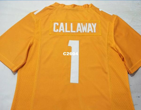 

мужчины теннесси vols маркес callaway #1 реальная вышивка выпускников колледжа джерси s-4xlor пользовательские любое имя или номер джерси, Black;red