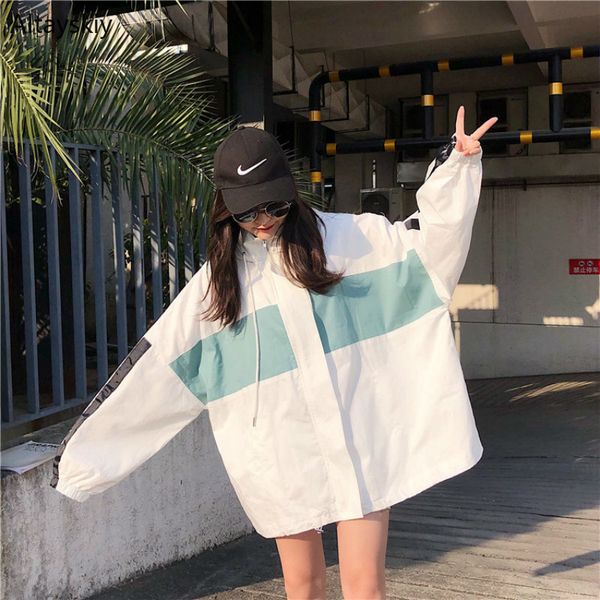 

jackets women clothing students loose korean style 2019 new trendy all-match simple daily jacket womens female lovely streetwear, Black;brown