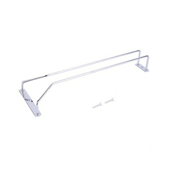 

kitchen under cabinet wine glass cup rack hanging stemware holder organizer