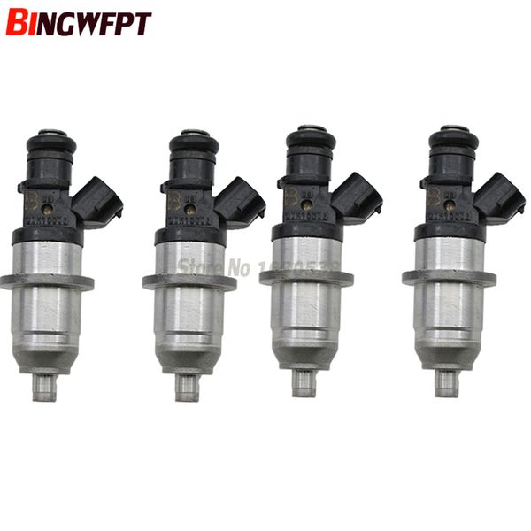 Original usado 4 pcs injector de combustível E7T05071 para Mitsubishi Shogun pajero delica vagão espacial GDI 2.0 / 2.4 / 3.5 1465A002 1465A003