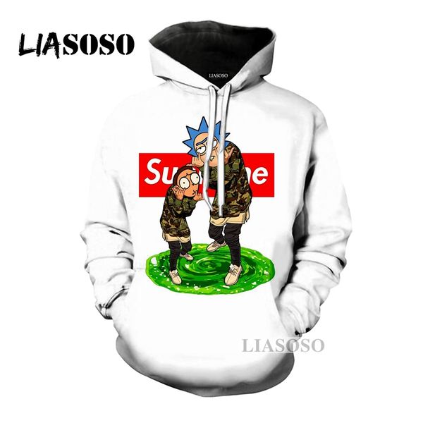 

liasoso new cartoon rock z hoodie sweatshirt 3d printed funny cool outerwear shirt g479, Black
