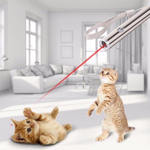 

laser point cat toy funny interactive toys for cats kittens multi-function flashlight pet products for cats chaser toys animals