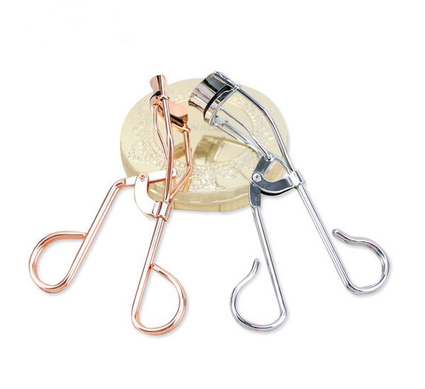 

cosmetic accessories eyelash curler stainless nature shape curl eyelash curler makeup tools gold and silver color