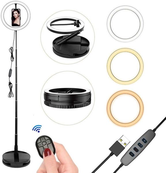 

inch dimmable ring light 10 led with tripod 10 brightness usb youtube phone holder for live streaming makeup selfie pgraphy