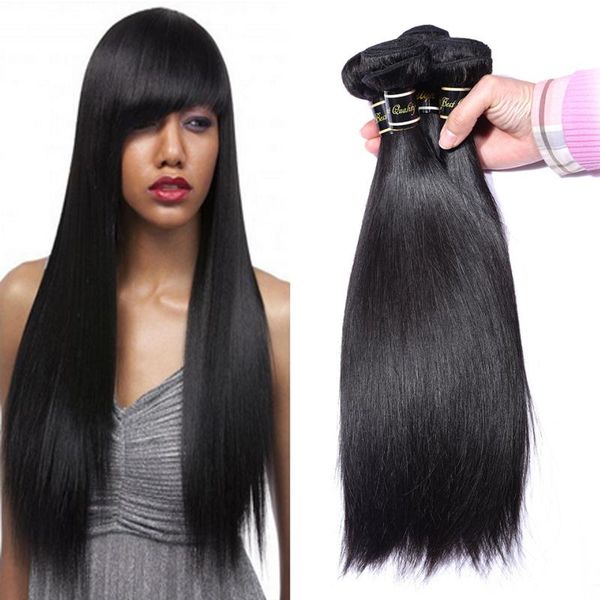 Malaysian Straight Hair Bundles Human Hair Weave Extension Natural