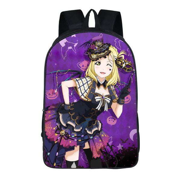 

japanese anime lovelive kotori minami cute female backpack students large school shoulder bag girls travel lapbags mochila