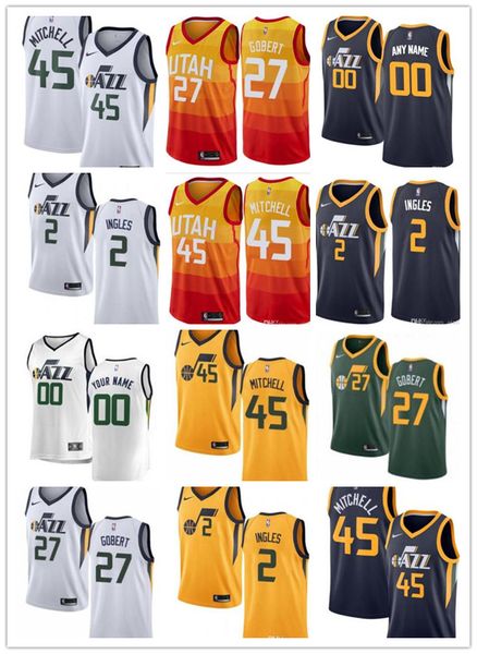 

2019 мђжка женка молодежна а # донован 45 миелл Ѭђди 27 gobert joe 2 ingles custom баке Black