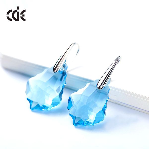 

wedding party silver s925 beaded pearl gift woman lady diamond jewelry earring for bride acting initiation graduation cde-137, Golden