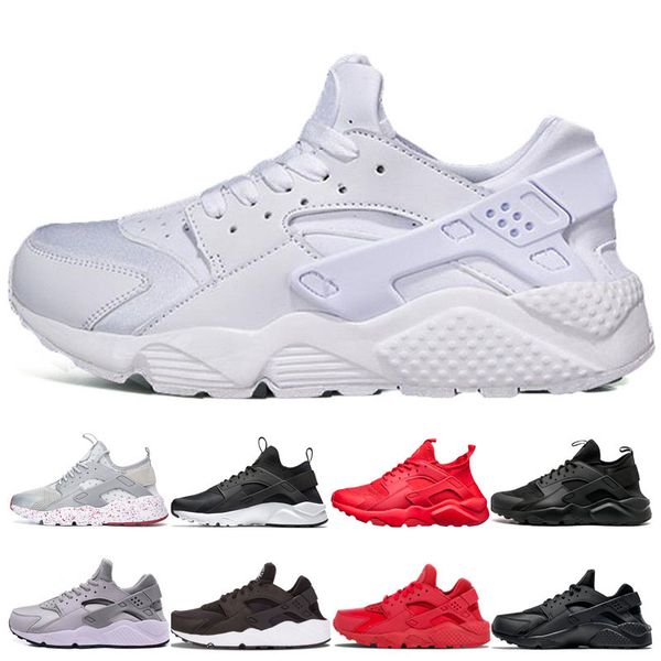 

Triple White Men Women Huarache Running Shoes mens 4.0 gray red blue black white sports Huaraches trainers women sneaker shoes size 36-45