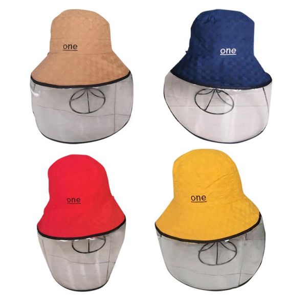 

дети анти-вирус маска шляпа ведро кепка шляпа мультфильма шляпы подростки защитный колпачок для детей анти-капля расползается маска, Yellow