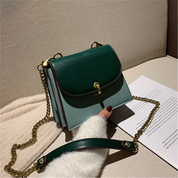 

contrast color pu leather crossbody bags for women 2020 summer shoulder messenger bag panelled lady handbags