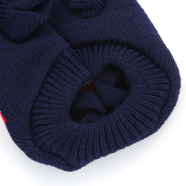 

tinghao pet winter knitting sweater puppy clothes stars and stripes pattern knitwear pet sweater for dog cat