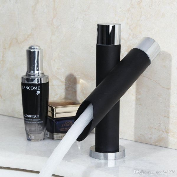 

New Design Basin Faucet Bathroom Black Faucet Painting Finish Basin Sink Tap Mixer Hot & Cold Water Faucet