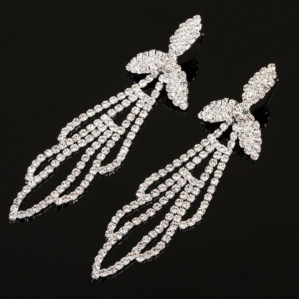 

ornaments personality exaggeration alloy diamond ma'am ear nail, Golden