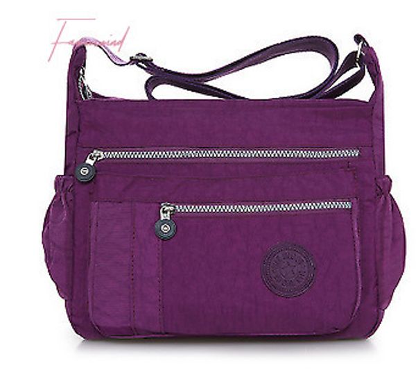 

women messenger travel shoulder bags nylon waterproof crossbody bag for school lady travel messenger handbag tote satchel