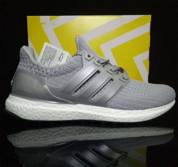 

ub 2019 aÃ°idas ultra boÃ²st 4.0 ub 3.0 trainer boosts ultraboost primeknit china red silver grey sneakers sports running shoes 111903, Black