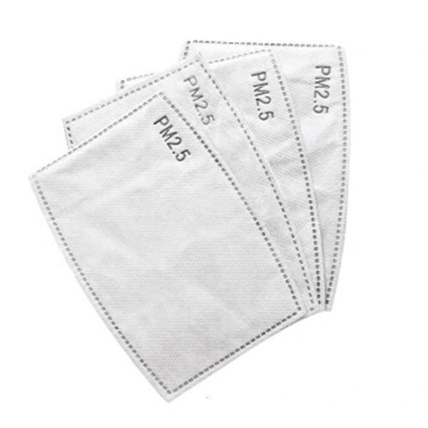 

dhl shipusa 5 layers 12.5*8cm mouth pad anti pm2.5 activate carbon filter paper for mask replaceable s er