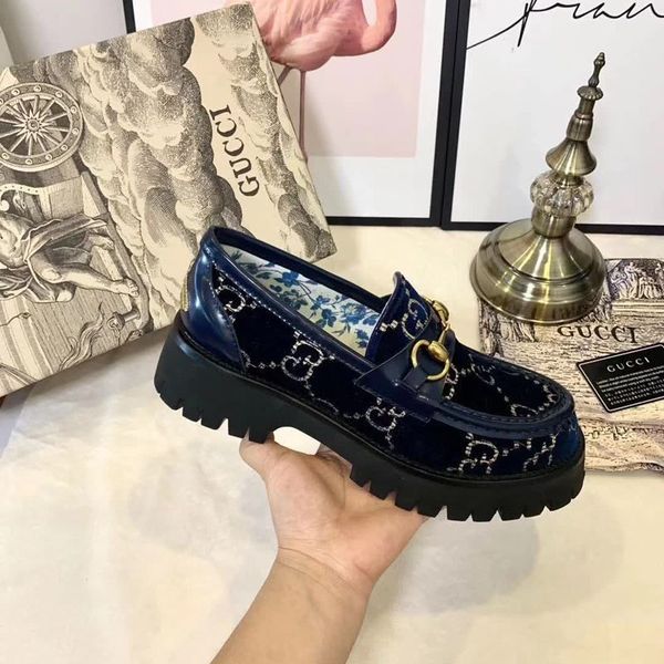 

2020 winter new fashion luxury women's casual shoes fashion comfort british college style women's thick soles size 35-40, Black