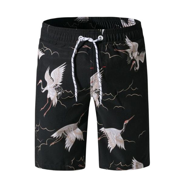 

men beach shorts xs-3xl summer comfortable printed beachwear homme casual male shorts masculino big size male trunks 3xl